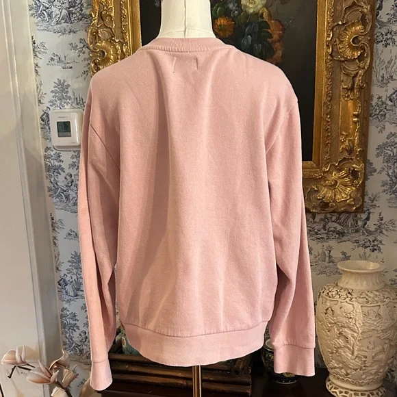 Hurley Light Pink Palm Graphic Sweatshirt size SMALL - Picture 3 of 8